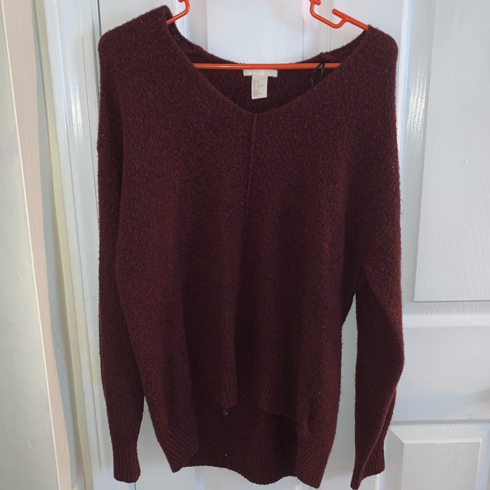 H&M Maroon Sweater